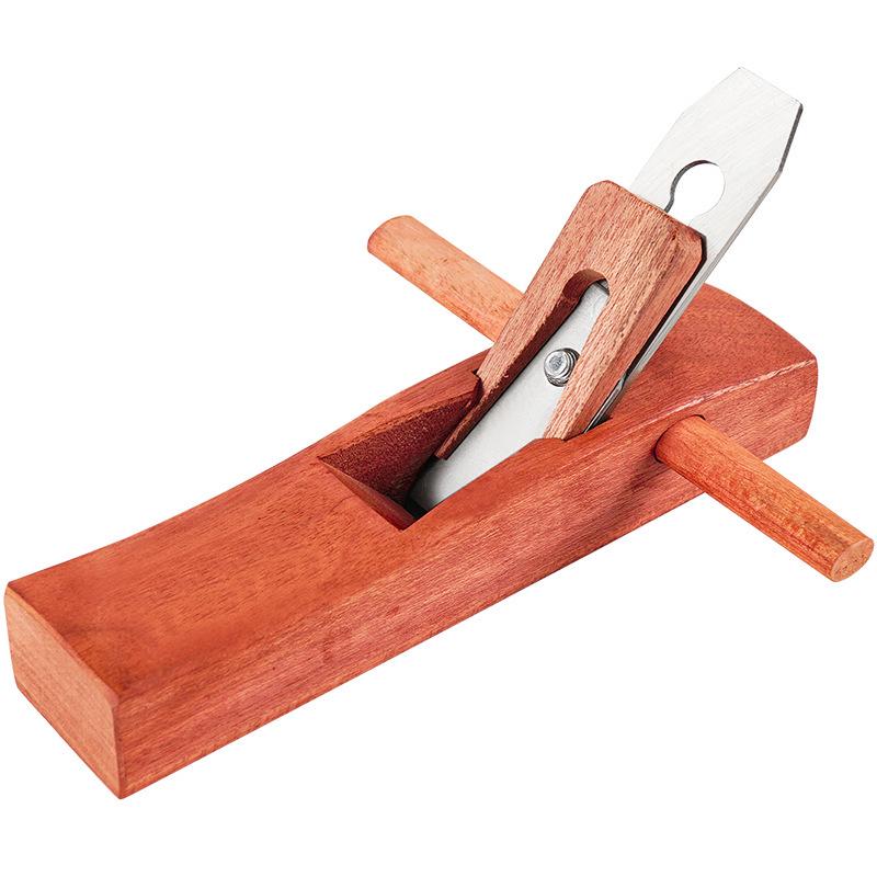 Indonesian Rosewood Carpenter's Hand Plane Set with Blade and Block Plane