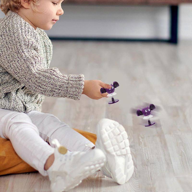 Halloween Jumping Bat Toys Purple for Playing 5Pcs Office Desktop Toys