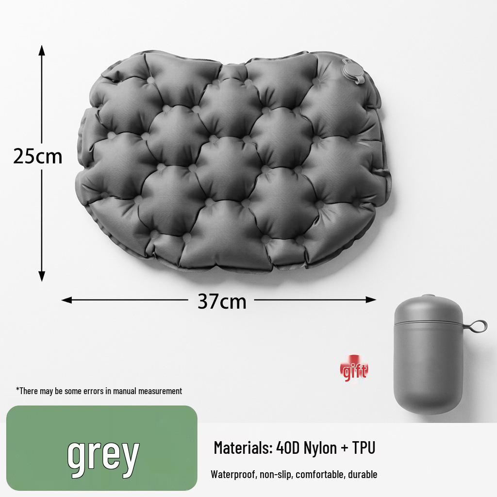 Portable Lightweight Inflatable Outdoor Camping Seat Cushion - Moisture-Proof for Hiking, Concerts, and Outings