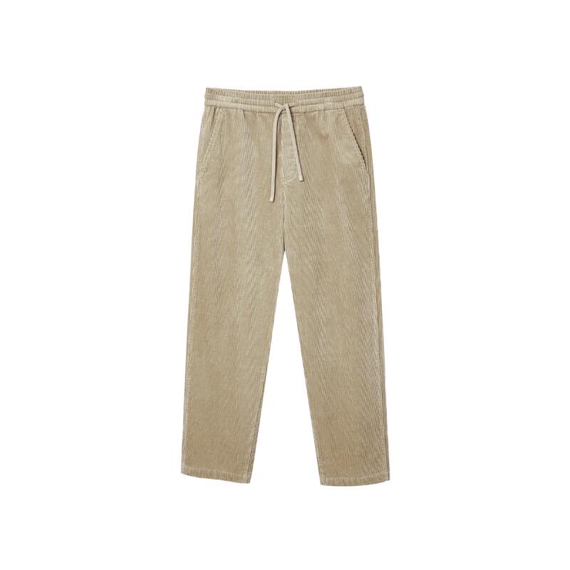 JACK&JONES Men's Embroidered Loose Fit Corduroy Pants