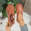 Fashion Retro Women Sandals Soft Sole Casual Girl Ugly Cute Shoes Summer New Flat Heel Peep Toe Sandals Minimalist Rome Shoes for Women