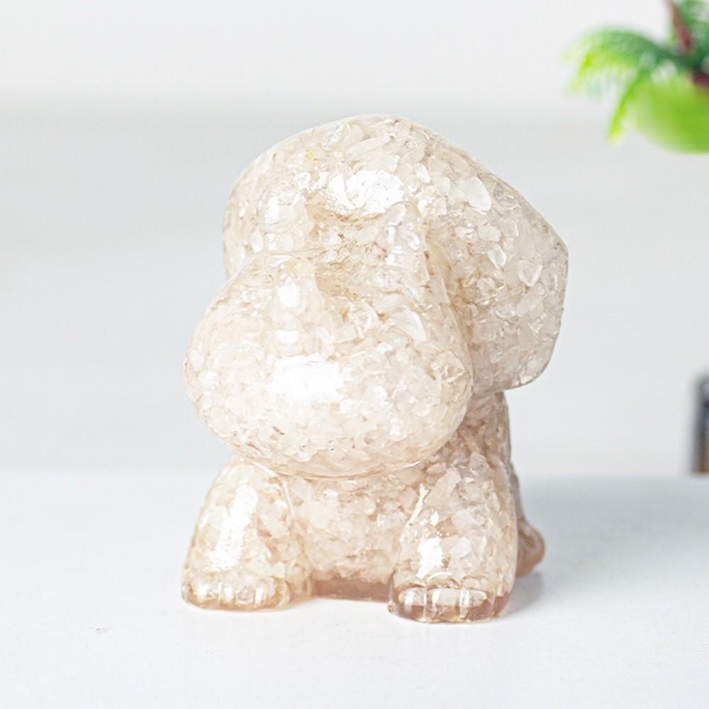 Resin Crystal Dragon Figurine With Cute Animal Design For Home Decor Gift