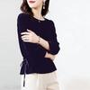 Women's Mulberry Silk Velvet Long Sleeve Top