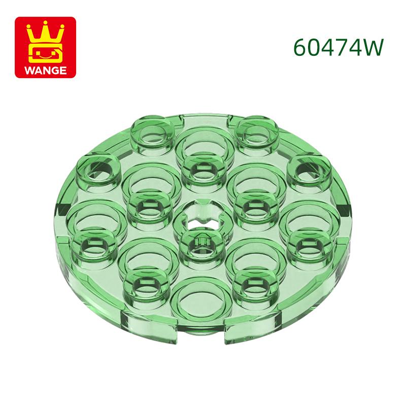 

62Pcs/lot NO60474 Plate Round 4 x featuring Pin Hole Block Moc Hue Attachments Compatible with Brick DIY Children s Toy Assembly about 161pcs