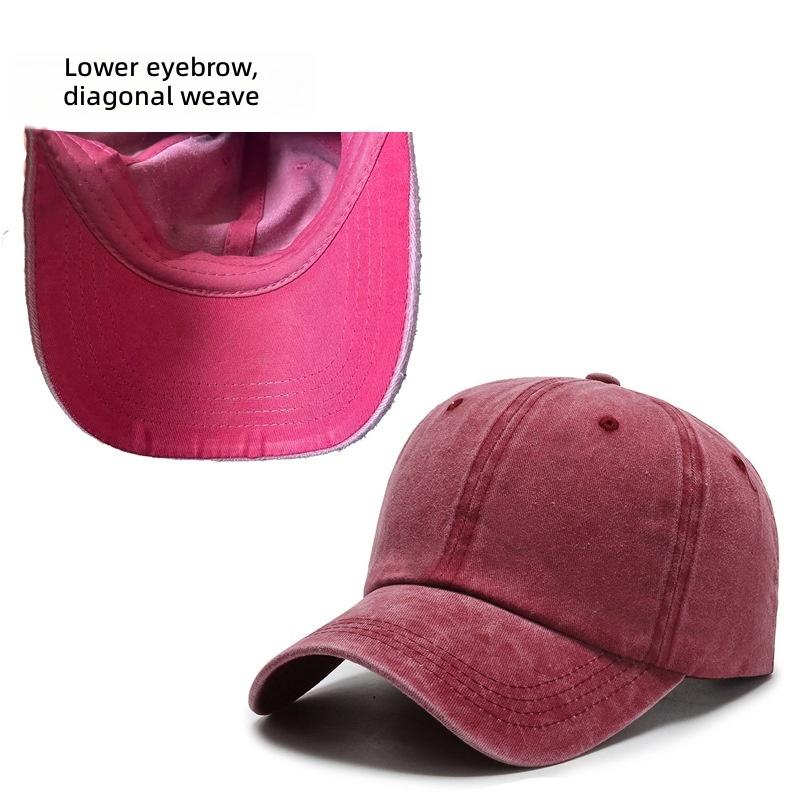 OEM Custom Logo Washed Soft Top Vintage Dad Hats Adjustable Plain Custom Baseball Cap for Men Women