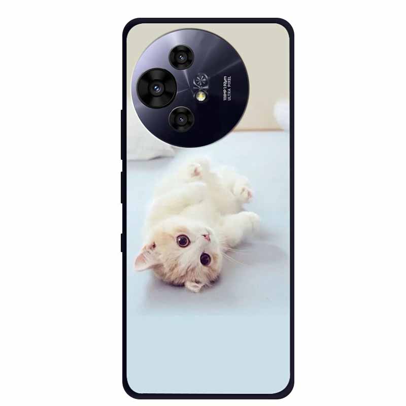 For TCL 50 Pro NxtPaper 5G Case Black Silicone Cover for 50 Pro NxtPaper Protective Shell Coque for TCL 50 NxtPaper 5G TPU Cases