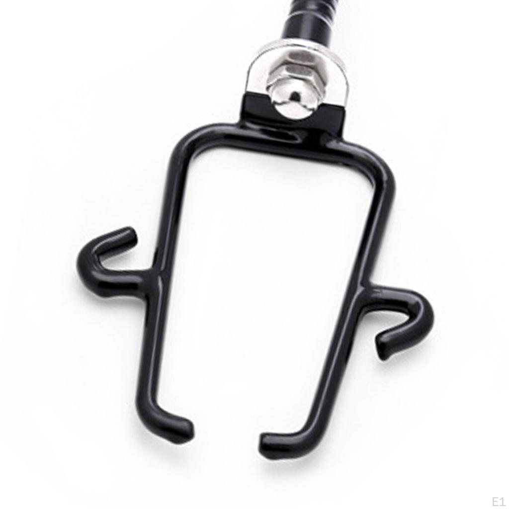 Hands Blow Dryer Holder, Stainless Steel Hair Stand Clamp Mount for Countertop, Adjustable