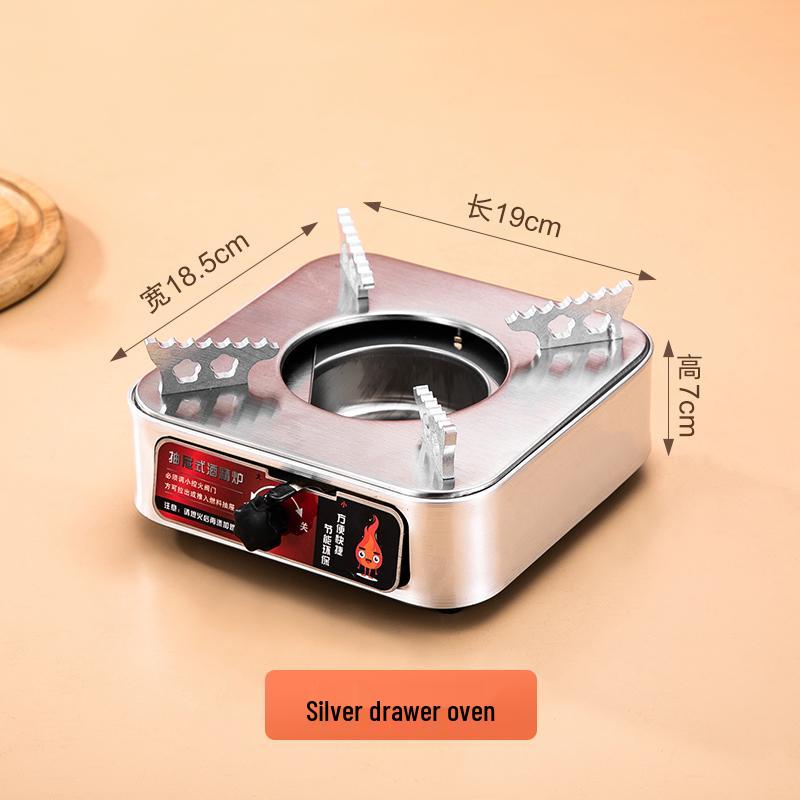 Portable Solid Alcohol Stove for Small Hot Pot - Ideal for Household, Outdoor, or Commercial Use