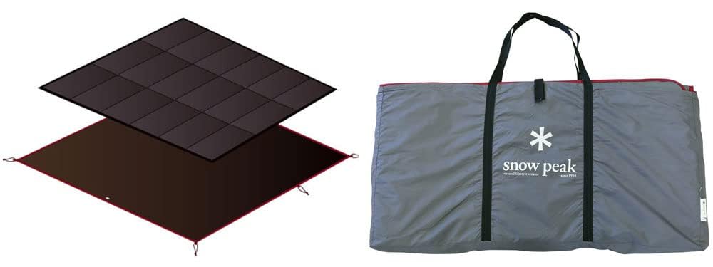 Snow Peak [Novelty Included] Amenity Dome Mat Sheet Set M Size SET-021H
