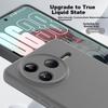 Redmi K80 Phone Case, K80 Premium Liquid Silicone Soft, Full Lens Protection, Shockproof, Anti-Fingerprint,n, Solid Color Outer, Carbon Gray Color