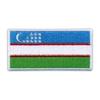 Patchion Flagge von Usbekistan - Aufbügelbar - Gestickter Aufnäher/Abzeichen/Emblem