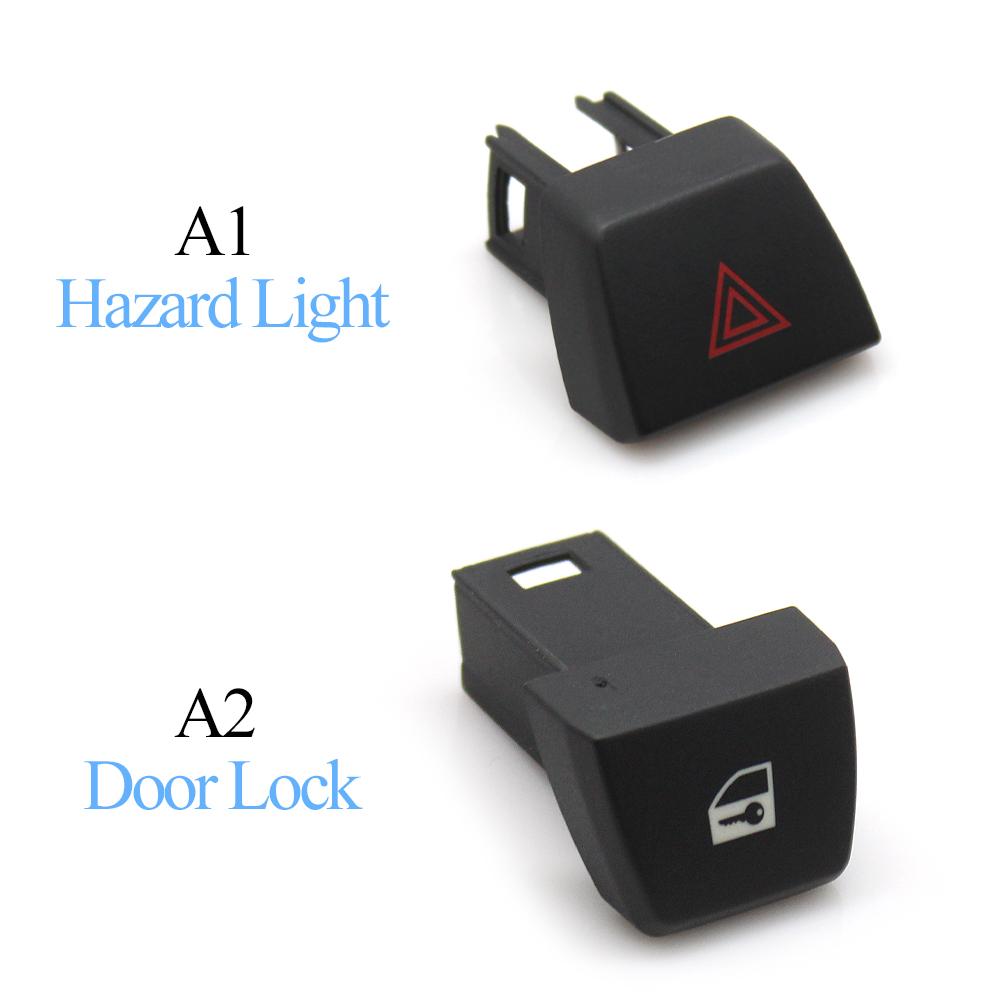 Car Hazard Warning Light Door Lock Button Switch For BMW For BMW 5 6 7 X3 Series F07 F06 F12 F13 F10 F11 F18 F01 F02 F04 F25