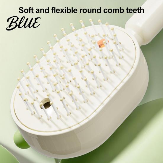 Detangling Hair Brush Electric Steam with Water Spray Reduce Frizz Anti-Static Misting Hairbrush Portable Travel Cordless Fluffy Short
