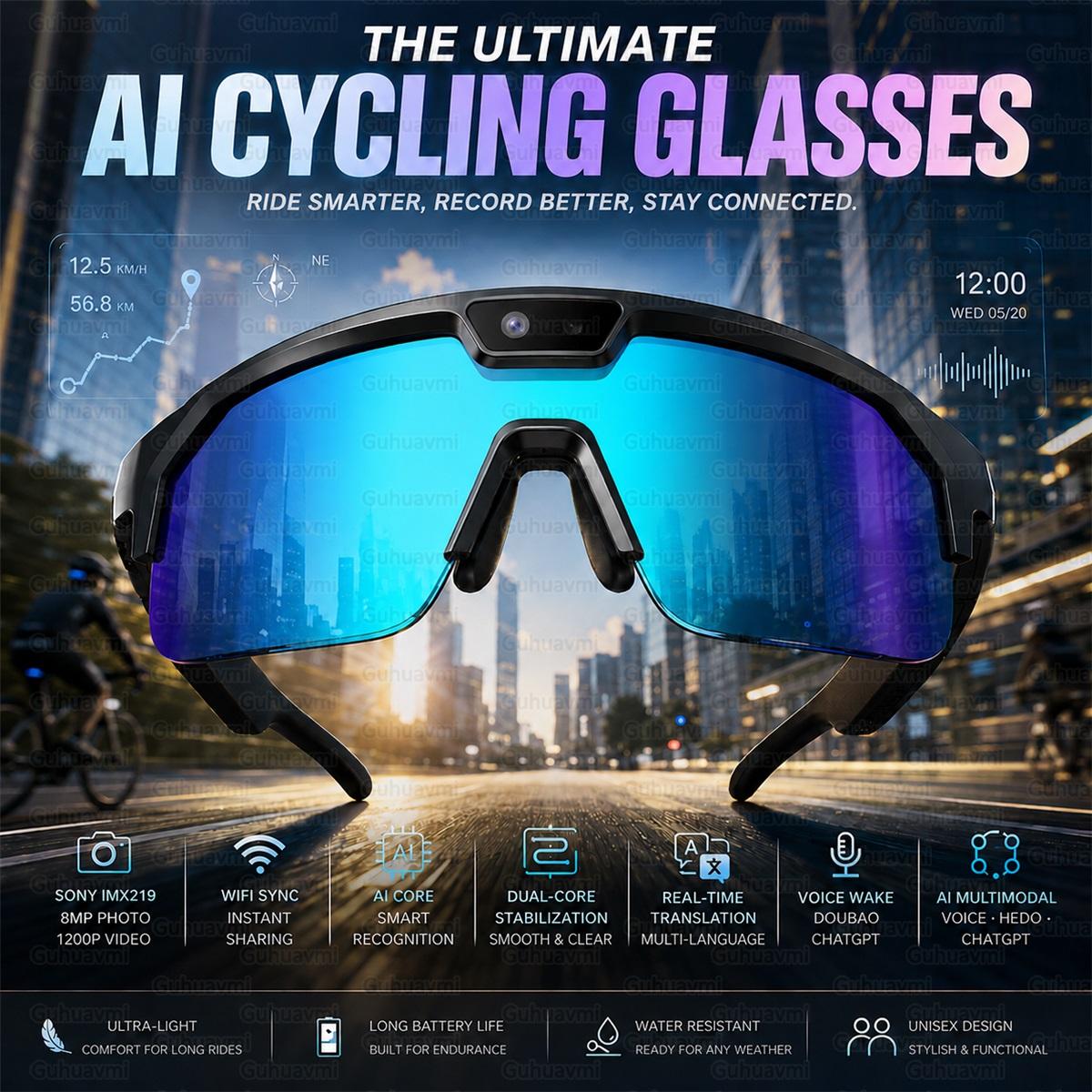 Sport Smart Glasses with 4K HD