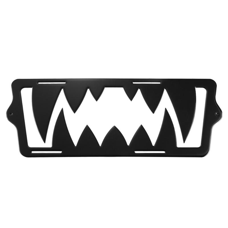 Grille Guard Cover Decoration Radiator Grille Teeth Insert for Vehicle Radiator Protector Decor Easy Installation