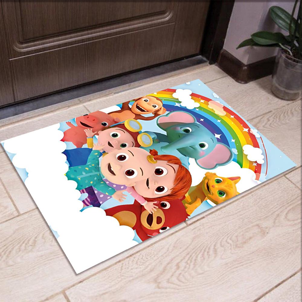 Cocomelon Printed Carpet Rug for Office Chair Living Room Bedroom Kitchen Room Decor Gifts