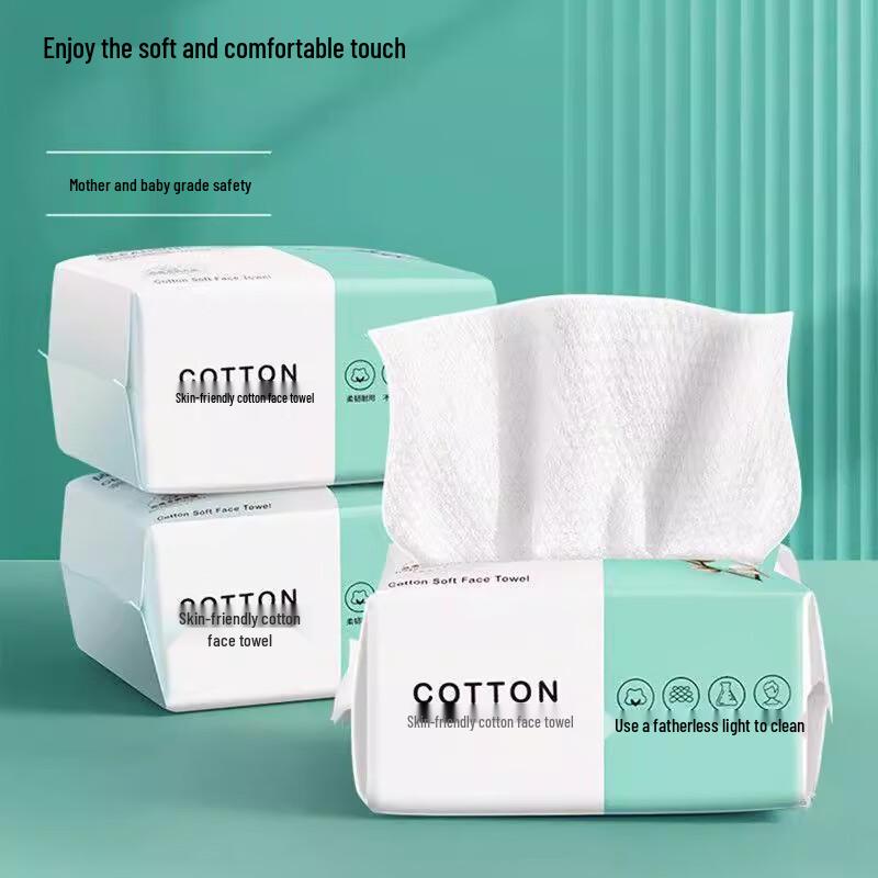 Fumai De Disposable Extra Thick Cotton Facial Wipes