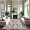 Carpet for Living Room Vintage Floral Nonslip Sofa Coffee Table Floor Mat Bedroom Bedside Rug Machine Washable Entrance Doormat