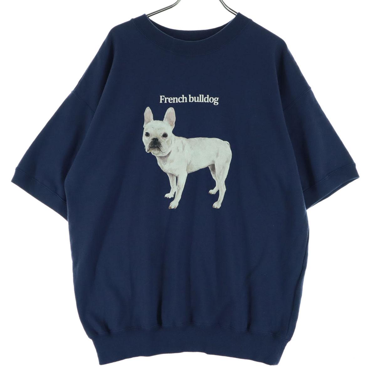 

Beauty products UNITED ARROWS French bulldog Short sleeve sweat S Navy Men s Used