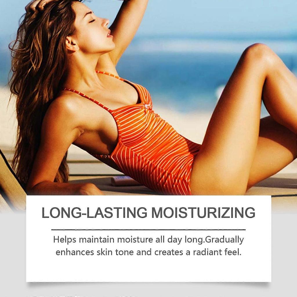 Viareline Tanning Gel  Summer Outdoor Moisturizing Cream For Wheat-Colored And Bronze Skin, Sunless Tanning Skincare