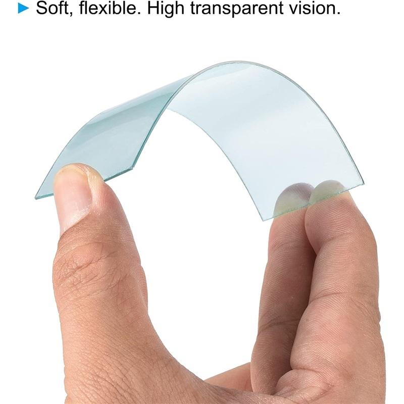 Schweißschutzscheibe, 20 Stück Transparenter Schutzersatz rechtwinklig für Solar, Klar