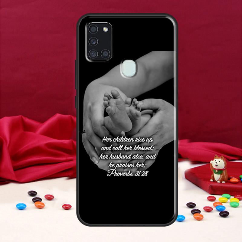 Faith Christian Religious Jesus For Samsung Galaxy A34 A54 A14 A52 A32 A22 A12 A13 A53 A11 A51 A71 A50 Phone Case