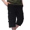 Summer Long Length Cargo Shorts Men Casual Cotton Hot Breeches Baggy Multi Pocket Wear Resistant Capri Tactical Work Shorts