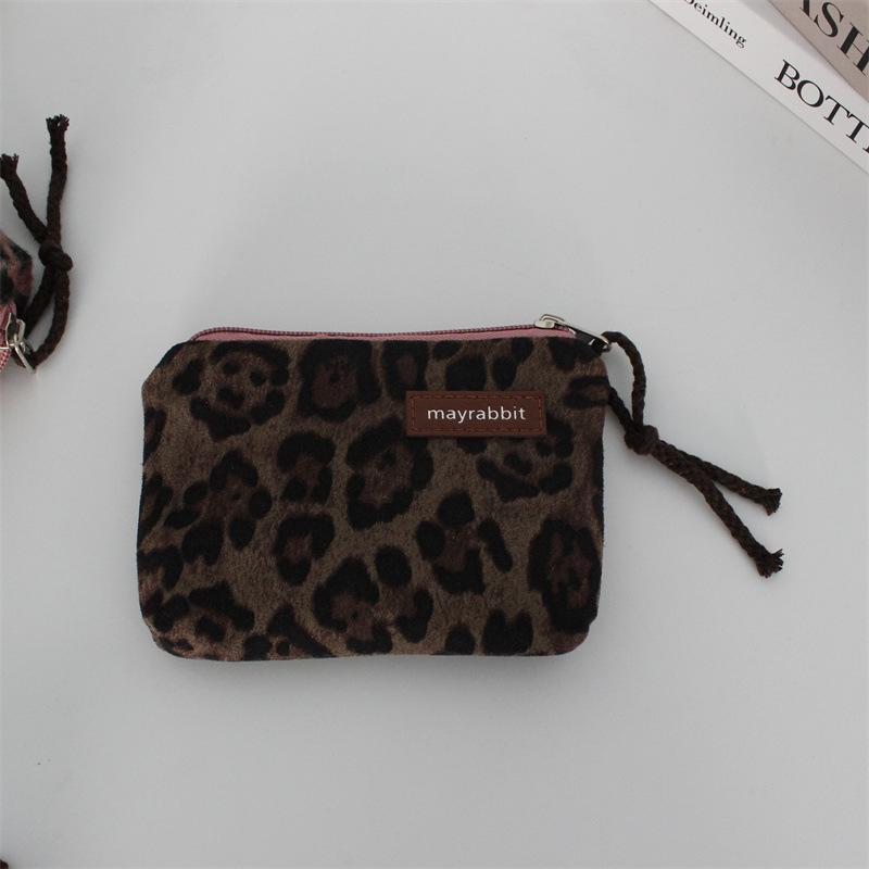 Artistic Retro Patterned Zero Wallet for Carrying Small Items  Mini Lipstick Storage Bag  Multi-functional Large-capacity Canvas Small Bag