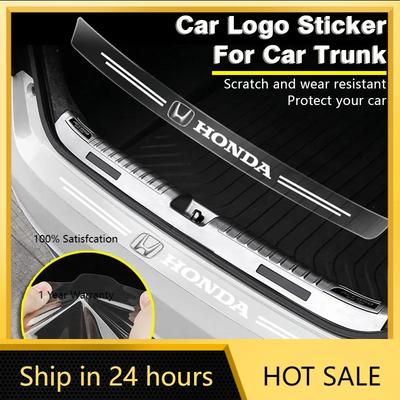 2025 Hot 1Pcs Transparent Car Trunk Badge Protective Sticker Emblem For Honda Civic CRV Inspire Envix Crider City Jade HRV Vezel