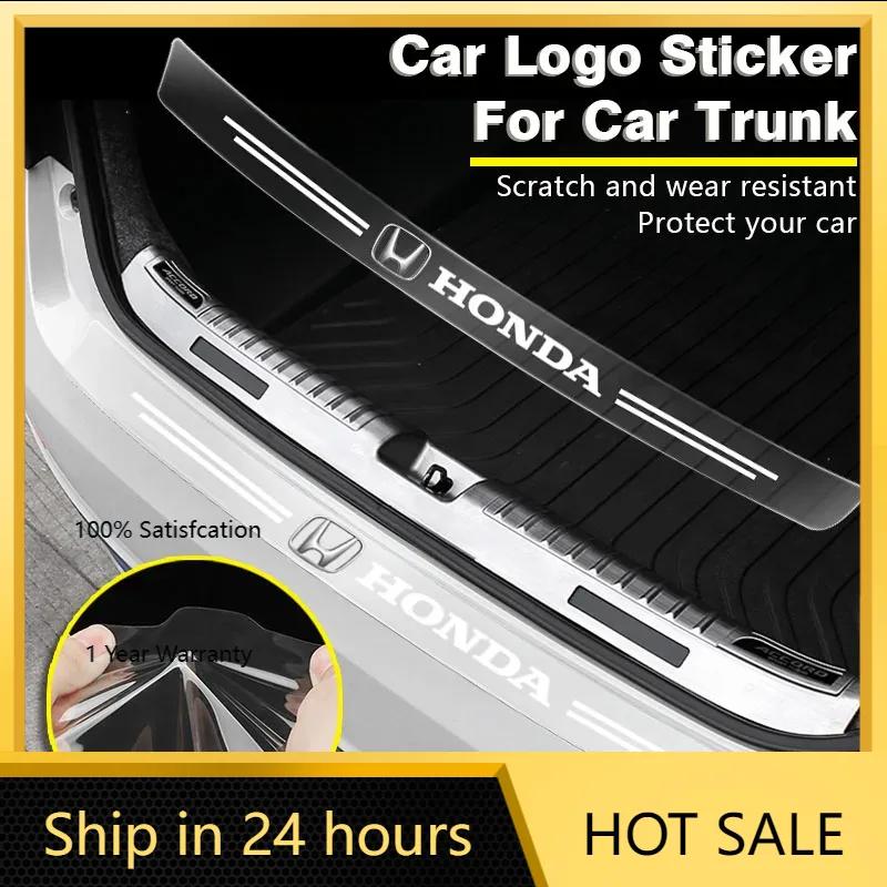 2025 Hot 1Pcs Transparent Car Trunk Badge Protective Sticker Emblem For Honda Civic CRV Inspire Envix Crider City Jade HRV Vezel