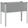 Vidaxl Donica Ogrodowa, Szara, 100X41X90 Cm, Stal