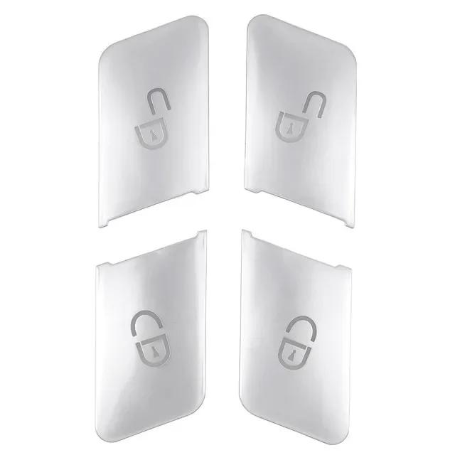 

Hot Interior Mouldings 4pcs/Set Car Door Unlock Buttons Decoration Cover Trim For Mercedes Benz A B C E GLA CLA GLK GLE CLS ML G білий