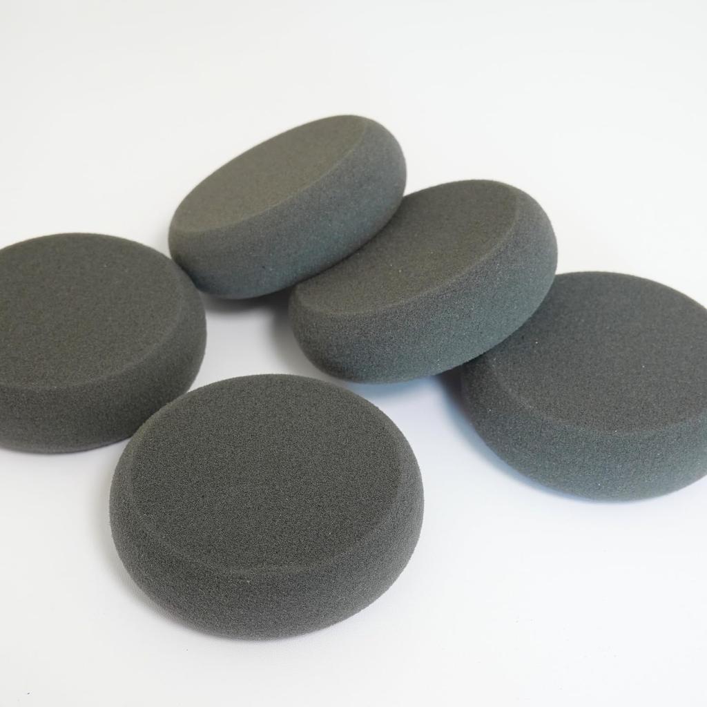Rosaliehill Car Wash Sponge for 5 Pack Diameter 2.8 Inches (7 Cm) Round