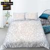 Glitter Duvet Cover Set Shiny Pink Gold Glitter Stars Bedding Set For Kids Girls Cute Style Double Queen King Size Quilt Cover