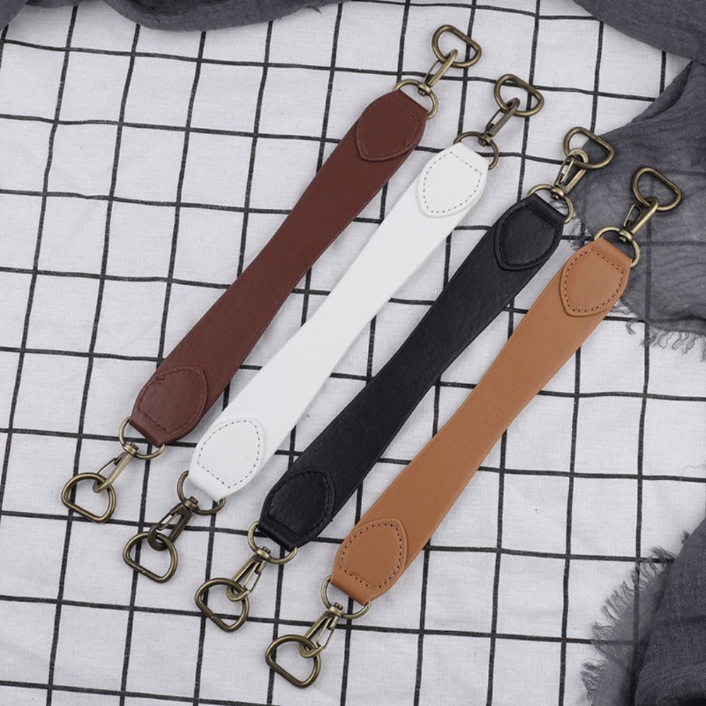 Leather Bag Accessories Leather Handbag Short Strap Solid Color Armpit Bag Handle Strap Hand Carry Bag Bag Handle