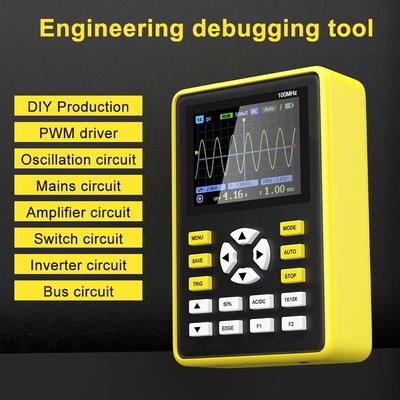 Oscilloscope numérique 5012H, fréquence d'échantillonnage de 500 MHz/s, bande passante analogique de 100 pouces, prise en charge de la mémoire