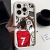 Soft TPU Phone Case for iPhone 14 Pro 14 11 12 Mini 15 Plus 16e 13 Pro MAX 11 XS XR 16 Plus Cartoon Football Number