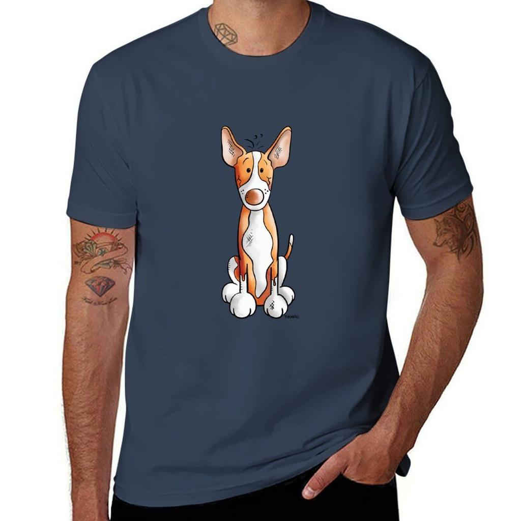 Funny Podenco Dog TShirt Industrial Work Tee Shirt