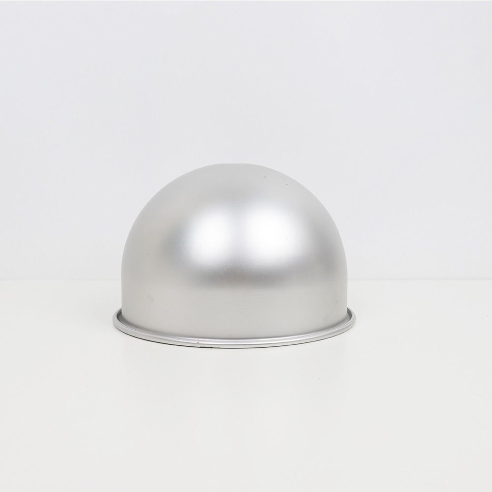 Aluminum Zinc Zinc Alloy Half Round Ball Cake Mold Semicircle Doll Dress Cake Mold  Pudding