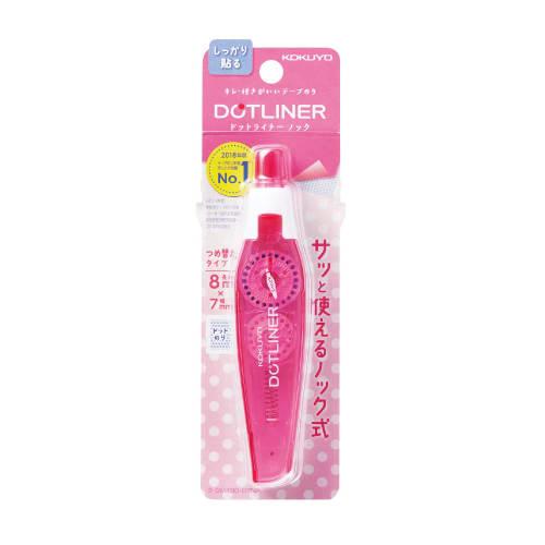KOKUYO Tape Glue Dot Liner Knock Body Pink Ta-DM480-07P