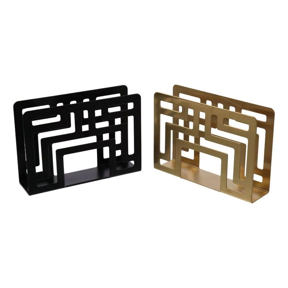 Stainless Steel Napkin Storage Shelf Heavy Duty Non-Slip Napkin Storage Rack Decorative Rustproof Napkin Container