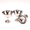Stainless Steel Dessert Cup Vintage Durable Pudding Milk Jelly Ice Cream Cup Bowl Salad Bowl Dessert Fruit Plate Snack Dish