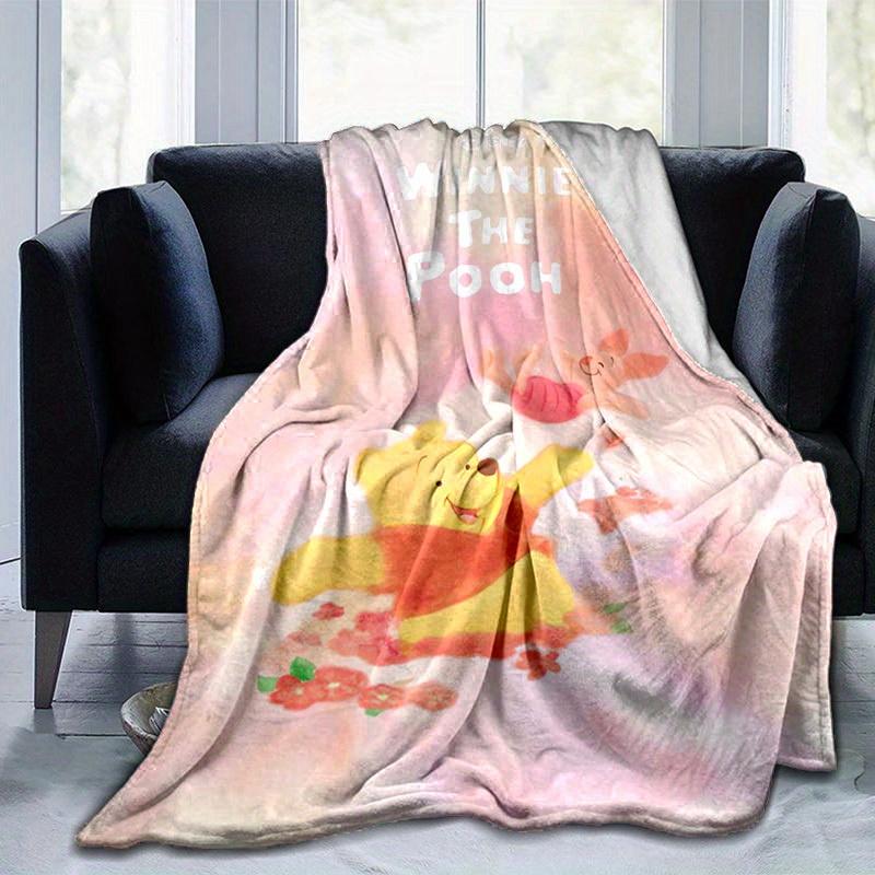 1pc, Disney Winnie The Pooh Throw Blanket Soft & Cozy Blanket for Friends Perfect Gift for Birthday, Christmas, Valentine's Day Ideal