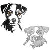 Dog Cutting Dies Metal Embossing Die Cuts Decorative Stencil for Birthday Card Making DIY Scrapbooking Photo Album Craft