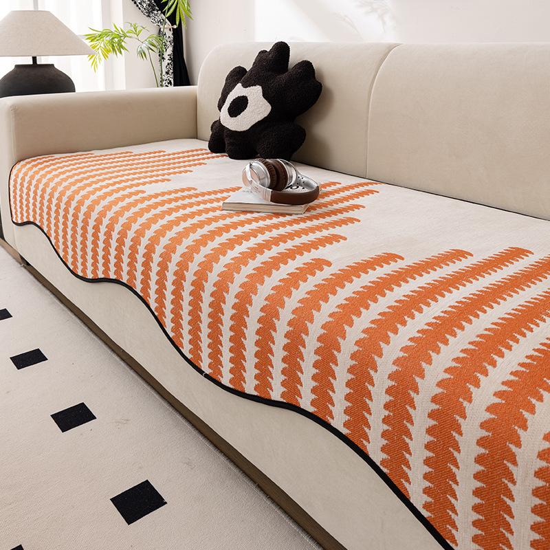 Chenier Sofa Cushion Is Universal In All Seasons  New Nordic Wind Non-Slip Straight Row Sofa Cushion Is Literary And Fresh
