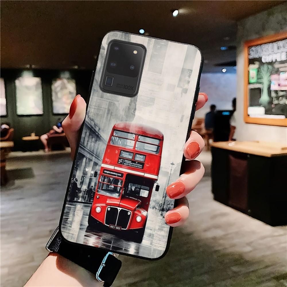 London Bus England Telephone Phone Case For Samsung S 9 10 20 21 22 23 30 23 24 plus lite Ultra FE S10lite Fundas