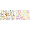 Leeban Glitter Sticker Book Forest Flower Shop Kids Craft Activity
