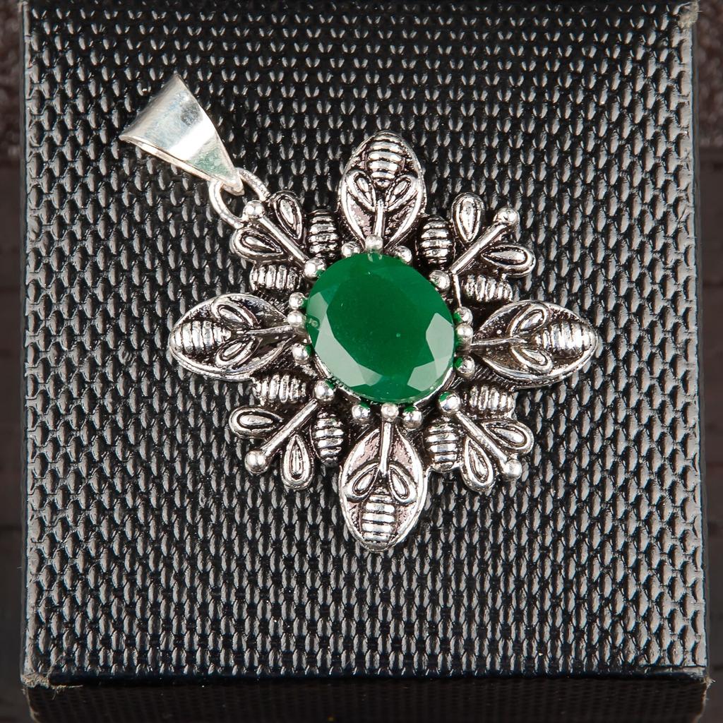 Asthenic Multi Gemstone Pendant, 925 Sterling Silver Jewelry, Handmade Pendant CP-10