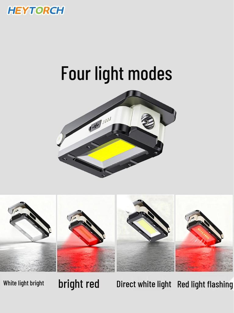 Portable Outdoor Work Light: Foldable, High Brightness, Magnetic, Multi-Light Source for Camping and Inspections