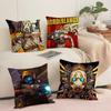 B-Borderlands Game Cushion Cover Soft Short Plush Pillow Cover Smooth Cozy Texture Aesthetic Cushion Case Home Decor